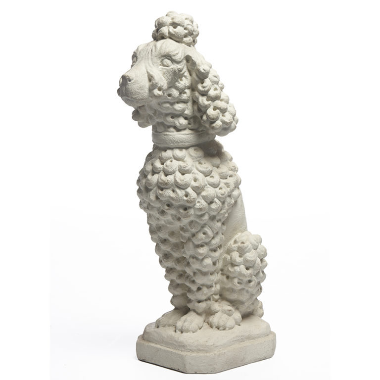 Cast Stone Poodle Garden Statue Inner Gardens