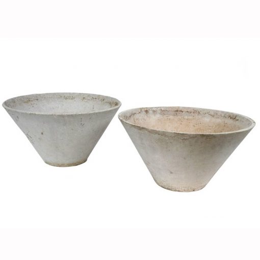 Modern French Conical Fiber Cement Planter Circa 1960 - Image 3