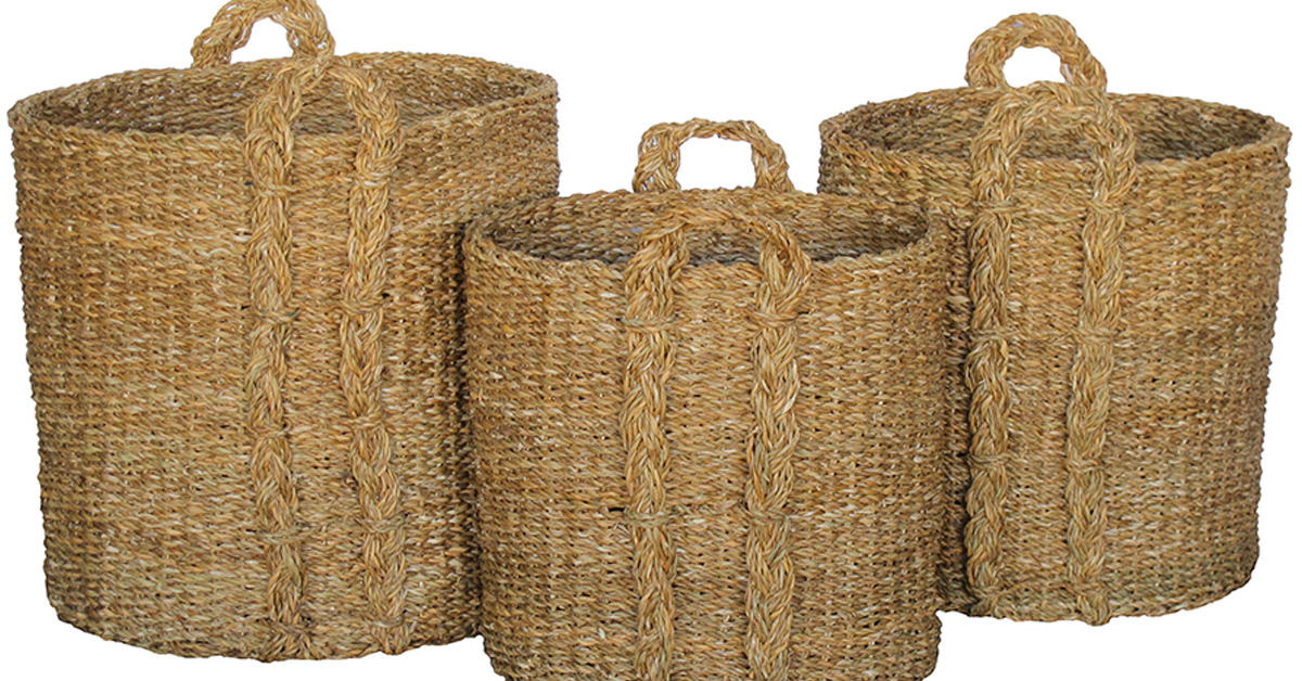 Wicker, Rattan & Seagrass Baskets Inner Gardens