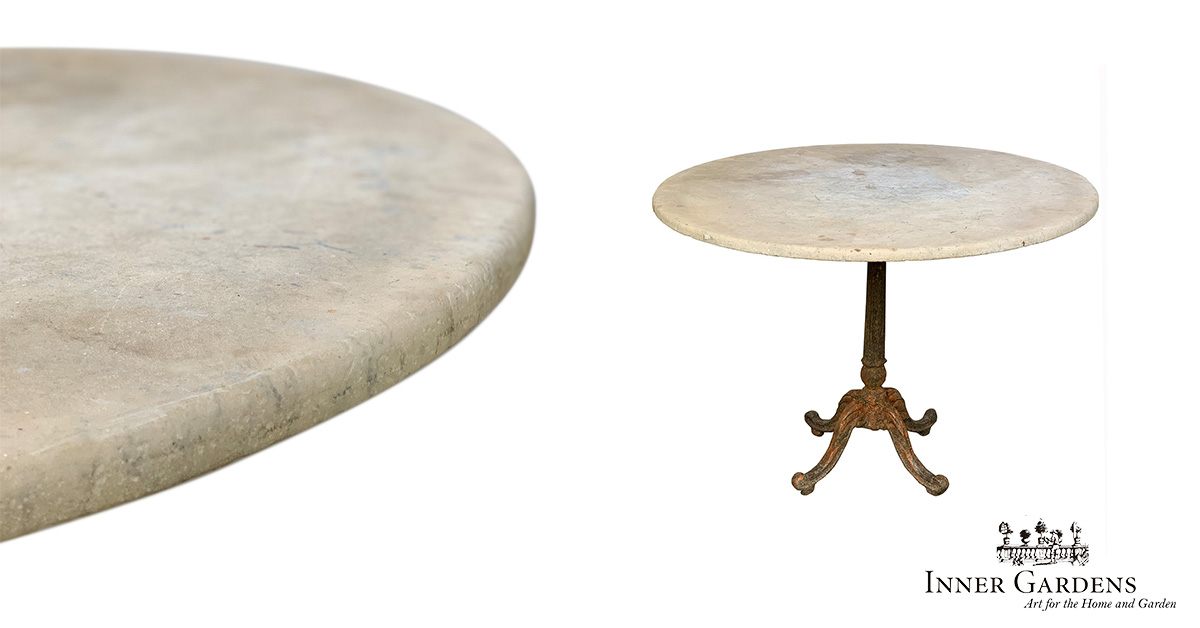 フランス アンティーク Cast Iron Round Bistro Table フランス アンティーク Cast Iron Round Bistro Table