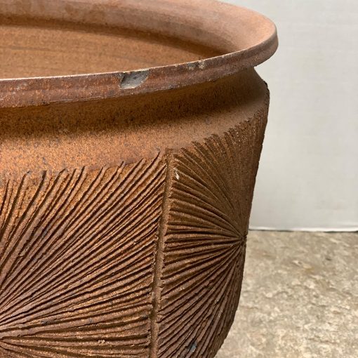 David Cressey & Robert Maxwell Earthgender sunburst planter, right rim