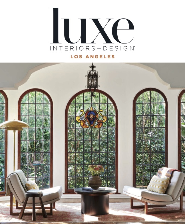 Luxe Interiors + Design showing planters from Stephen Block and Inner Gardens