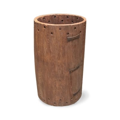 Large planter ideas: Antique drum vessel