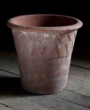 Italian 19th century terra cotta planter from the Gallarati Scotti Villa