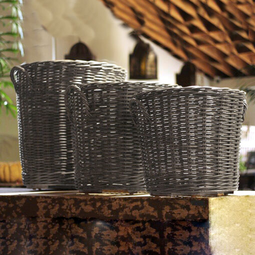 CANE COLLECTION FRENCH HARVEST BASKET