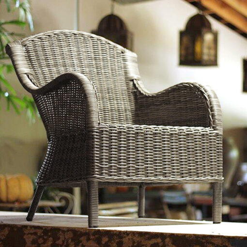 CANE COLLECTION FAUX RATTAN ARMCHAIR