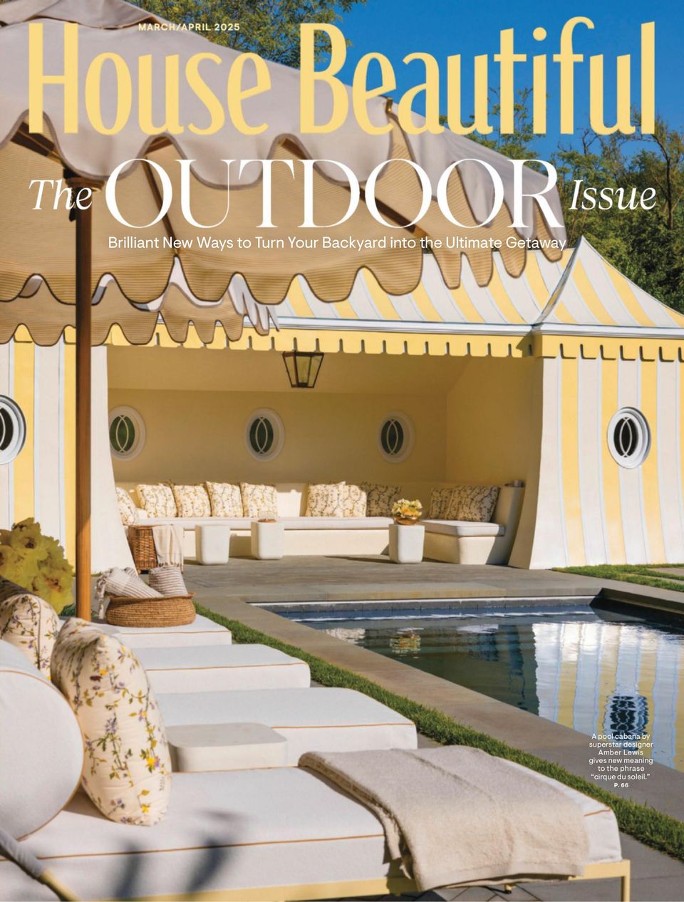 Cover of March/April issue of House Beautiful featuring a quote from Stephen Block of Inner Gardens.