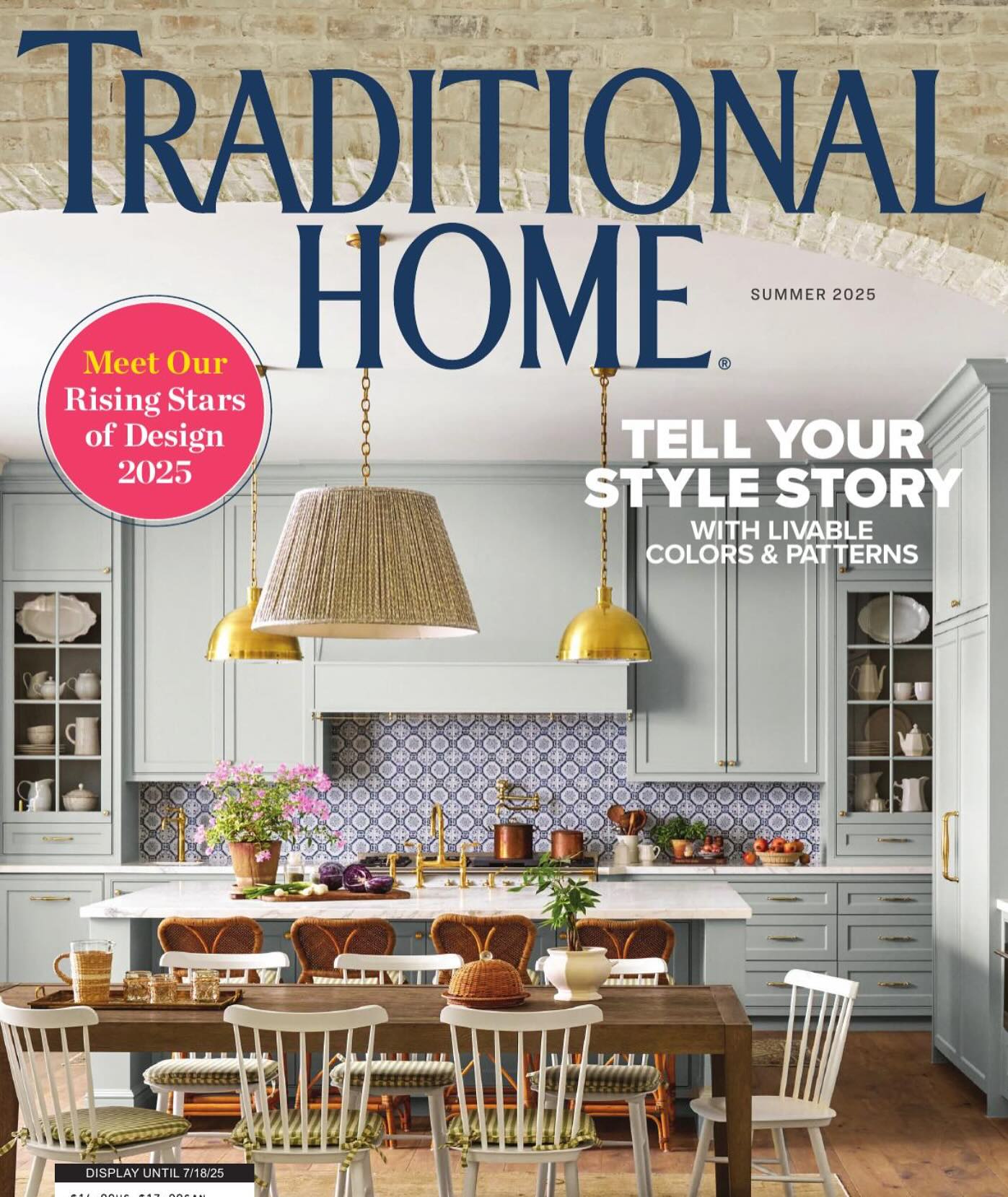 Cover of Summer 2025 issue of Traditional Home magazine, featuring an interview with Stephen Block of Inner Gardens.