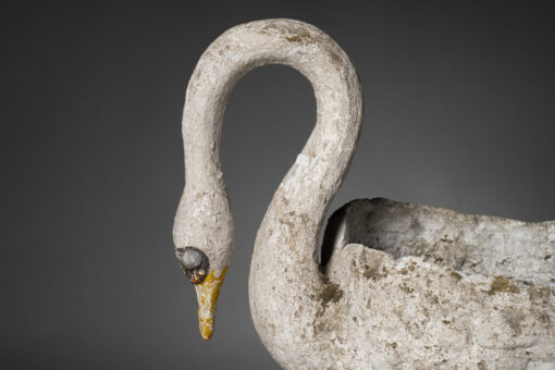French Cast Concrete Swans - Image 2