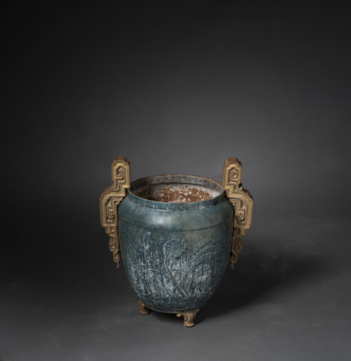 Enameled Cast Iron Urn Fonte De Rouen Napoleon III